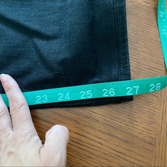 Ovadia New York Mens High Rise Skinny 001 Size 34 Black Denim - Picture 10 of 13